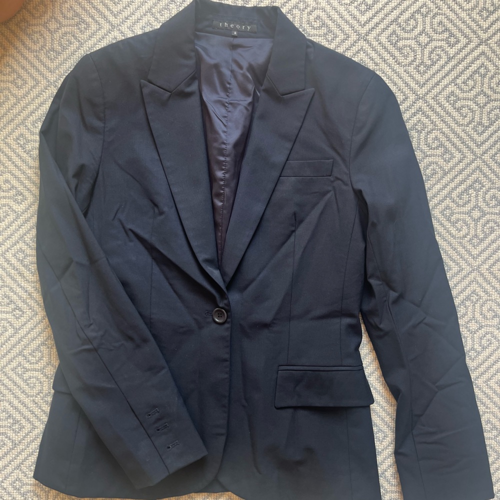 Theory Charcoal Blazer